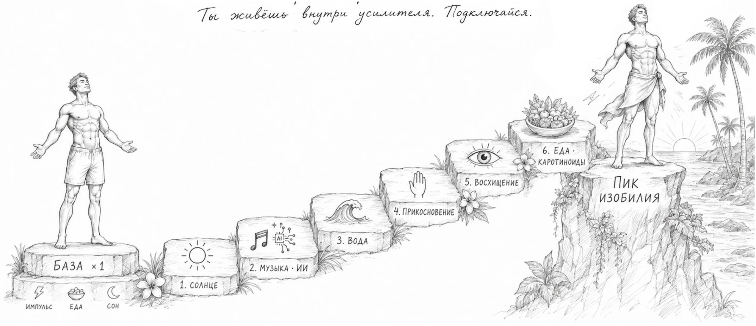 Человек как живой сенсор: солнце, звук, цвет еды и взгляды племени переписывают его биохимию