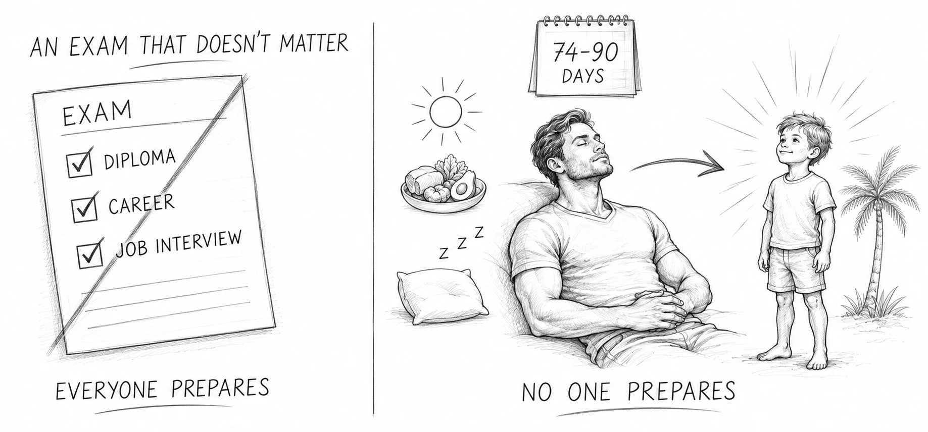 Three clean months before conception: preparing for the ultimate exam of life