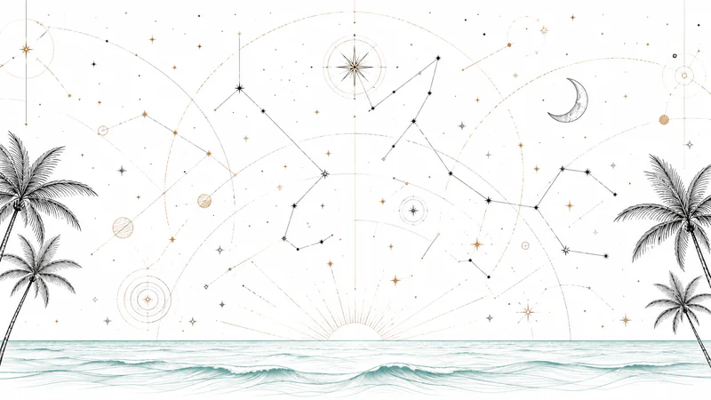 Milky Way above ocean — dark pristine night sky without light pollution