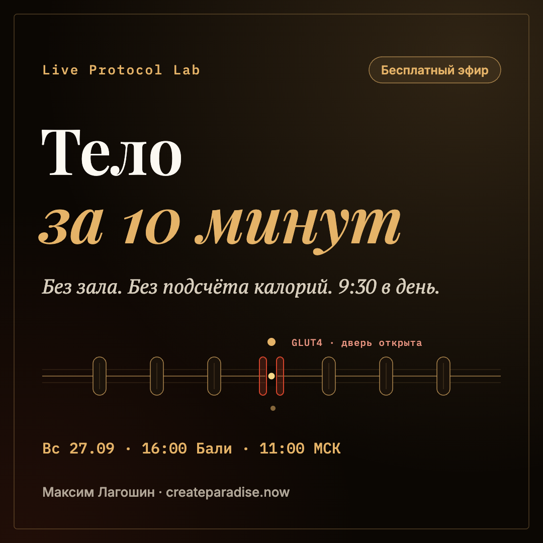 Тело за 10 минут живой эфир